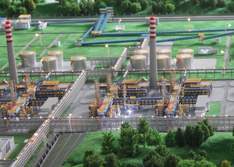 襄城县石化区模型